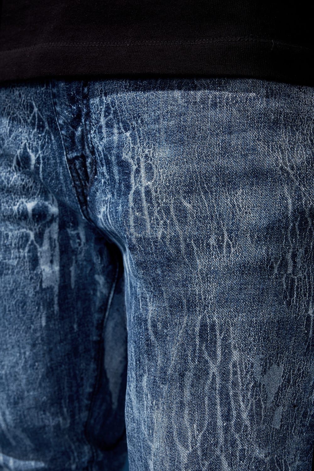 Jordan Craig Slim Taper Fit - Cracked Denim (Ice Blue) - Sean Denim