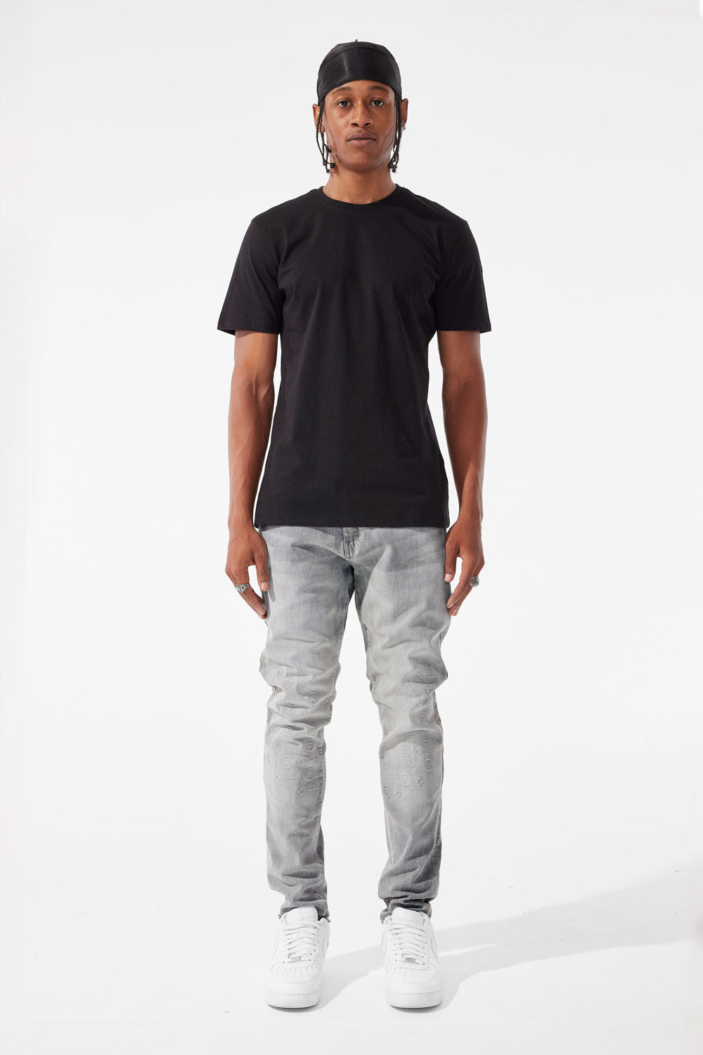 Sean - Monogram Denim (Cement Wash)