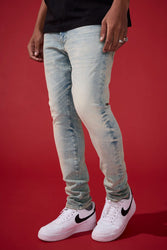 Slim Taper Fit - Alexander Pure Denim (Cream Wash) - Sean Collection