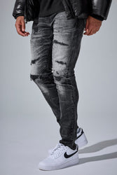 Slim Taper Fit - Alexander Denim (Black Shadow) - Sean Collection