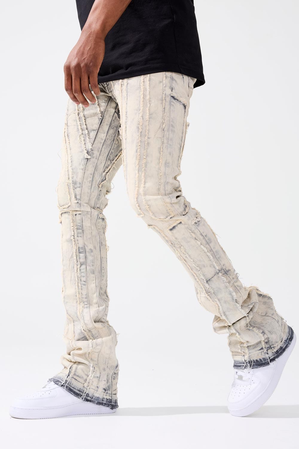 Jordan Craig Sean Stacked - Brazen Denim (Bone White) 30 / Bone White