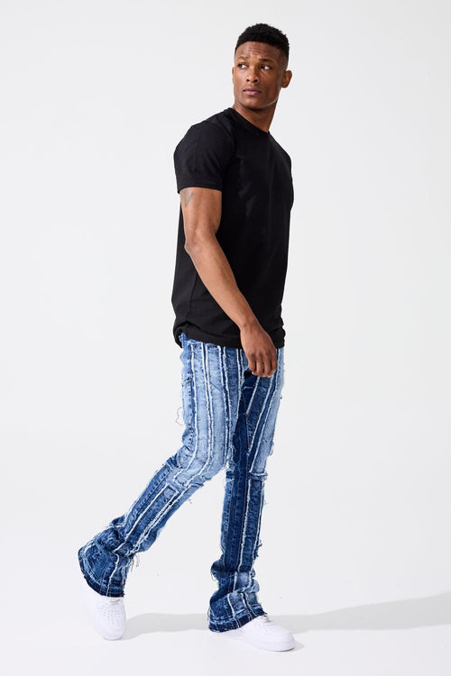 Sean Stacked - Brazen Denim (Medium Blue) – Jordan Craig