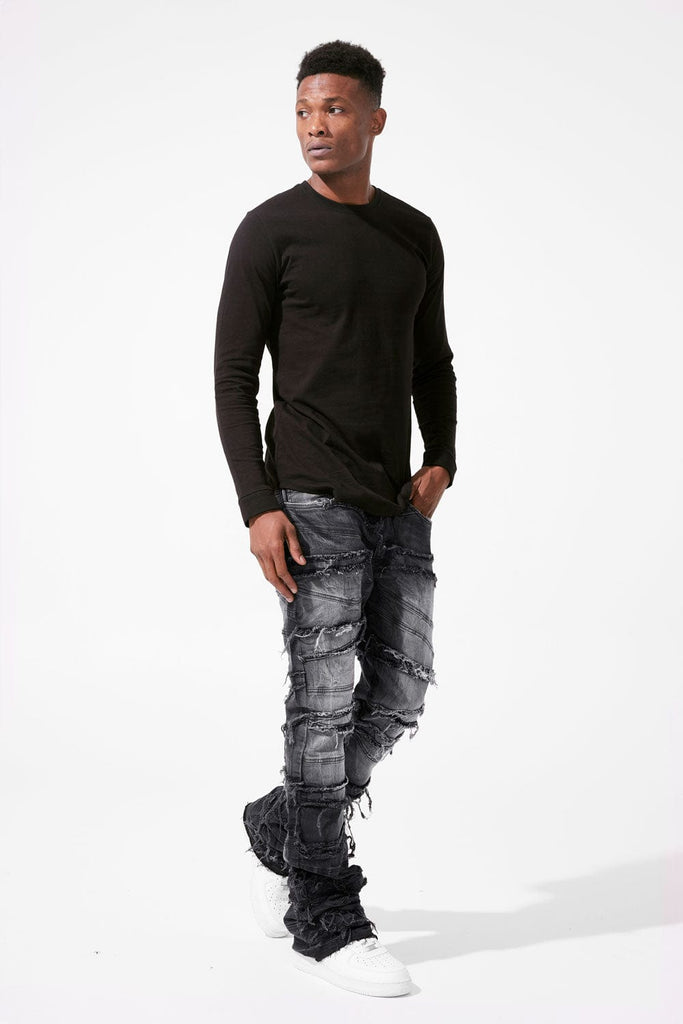 Jordan Craig Sean Stacked - Psychosis Denim (Black Shadow)