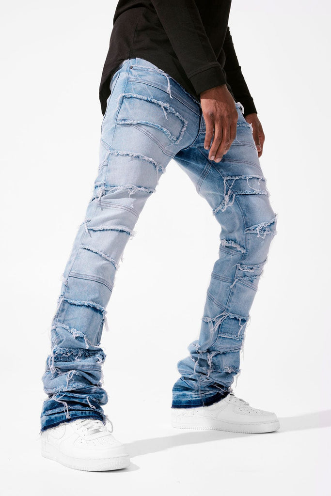 Jordan Craig Sean Stacked - Psychosis Denim (Ice Blue)