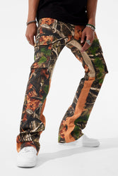 Sean Stacked - Camo Cargo Denim (Maple)