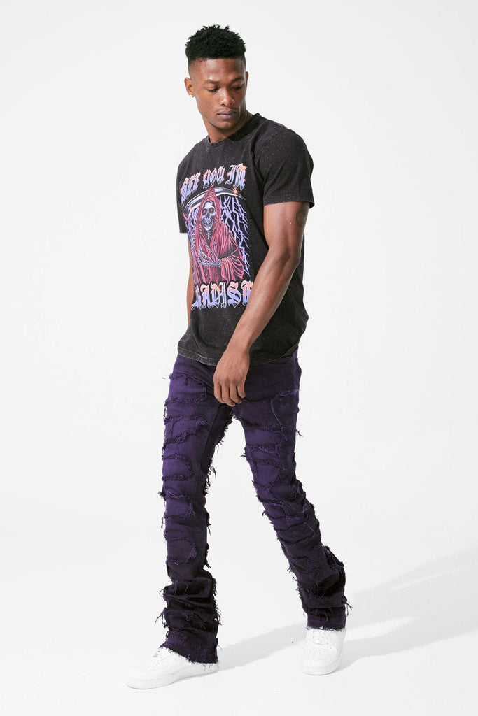 Martin Stacked - Oasis Denim (Purple)