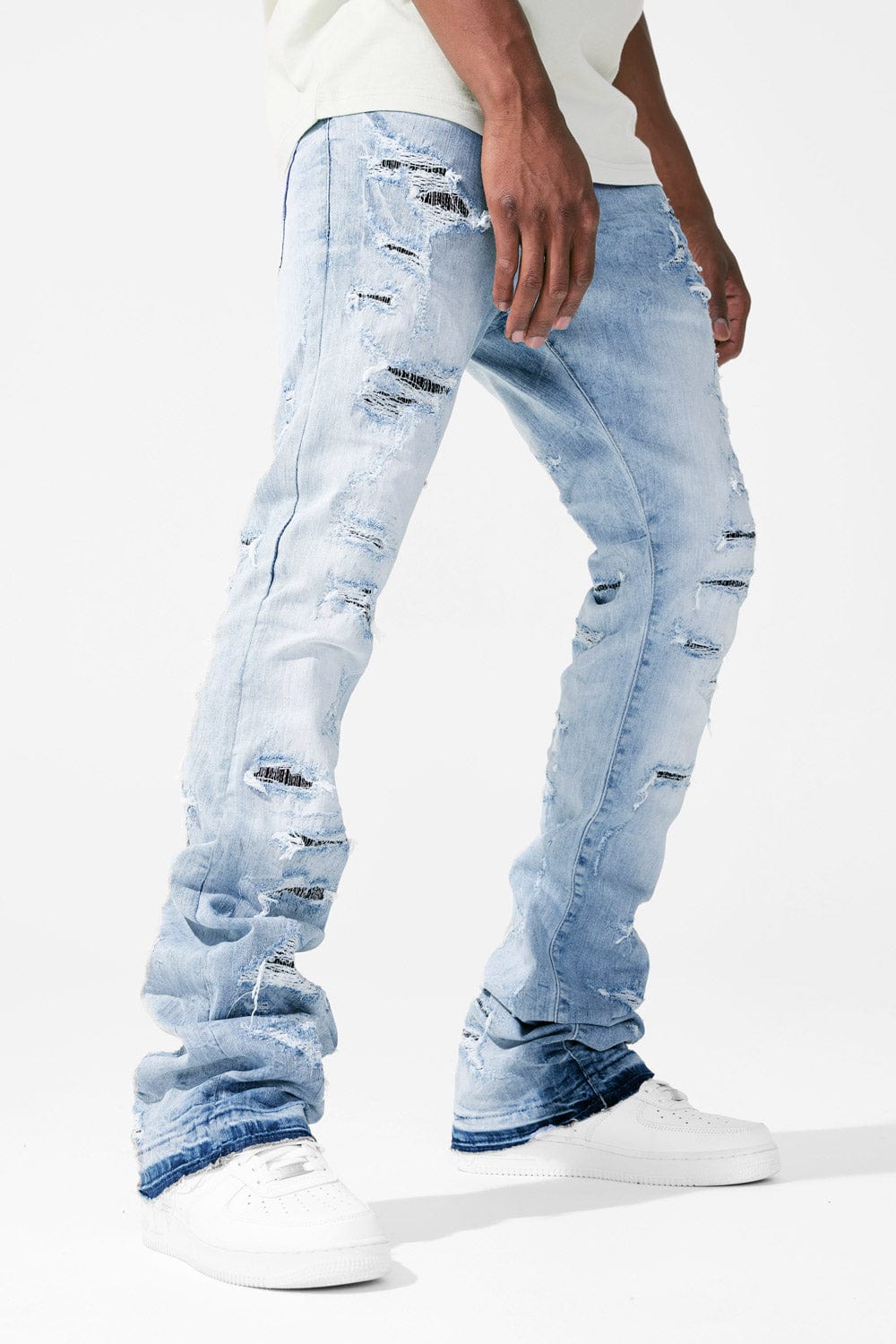 Jordan Craig Stacked Denim Jeans – DTLR