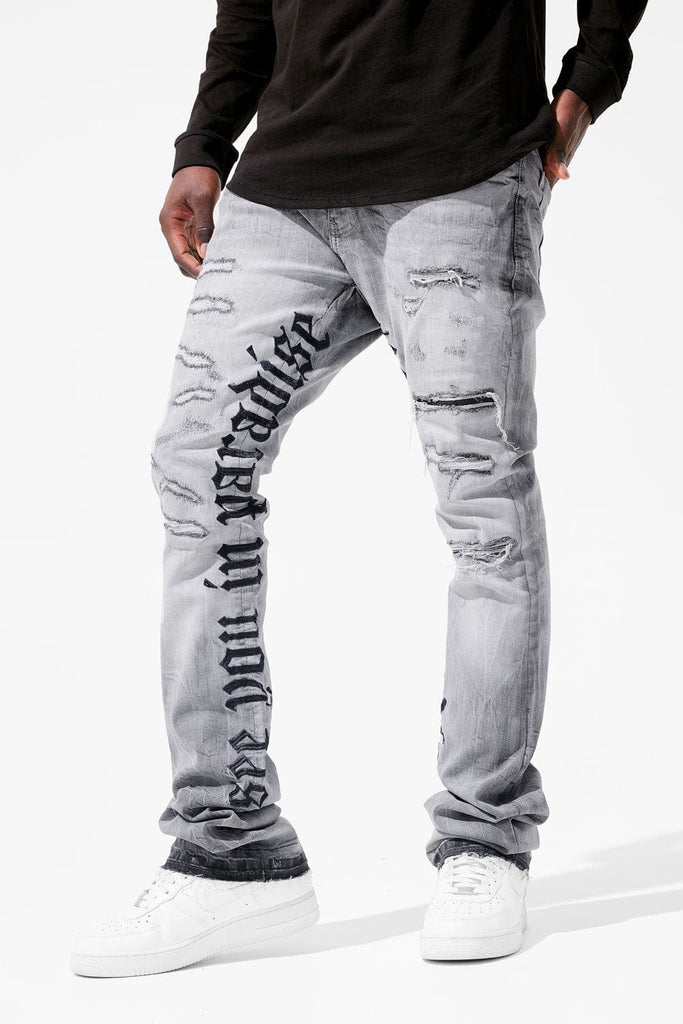 Jordan Craig Martin Stacked - See You In Paradise Denim (Cement)
