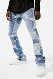 Jordan Craig Martin Stacked - Full Moon Denim (Aged Wash) 30 / Aged Wash