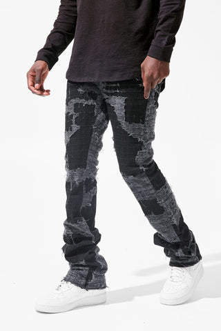 Jordan Craig Martin Stacked - Full Moon Denim (Black Shadow)