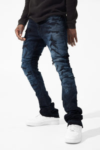 Martin Stacked - Ripple Effect Denim