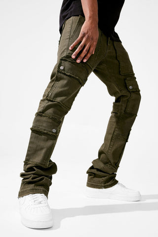 Jordan Craig Martin Stacked - El Dorado Cargo Pants (Army Green) 28 / Army Green