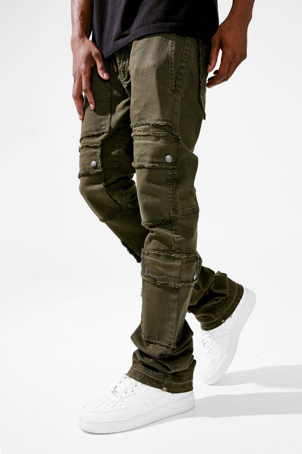 Jordan Craig Martin Stacked - El Dorado Cargo Pants (Army Green)