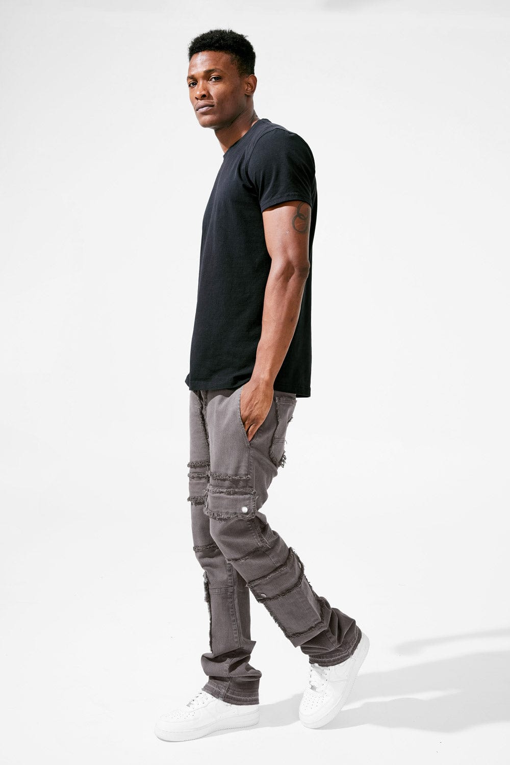 Jordan Craig Martin Stacked - El Dorado Cargo Pants (Charcoal)