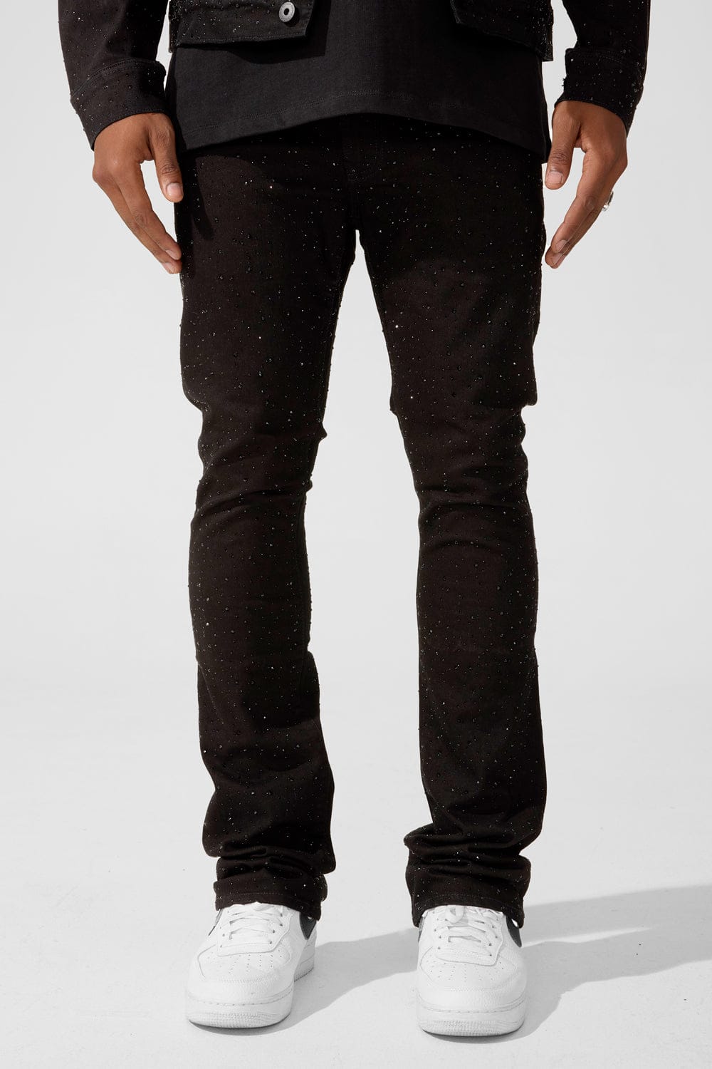 Jordan Craig Super Skinny Stacked Fit - Local Dealer Denim - Martin Stacked Collection (Jet Black) 28 / Jet Black