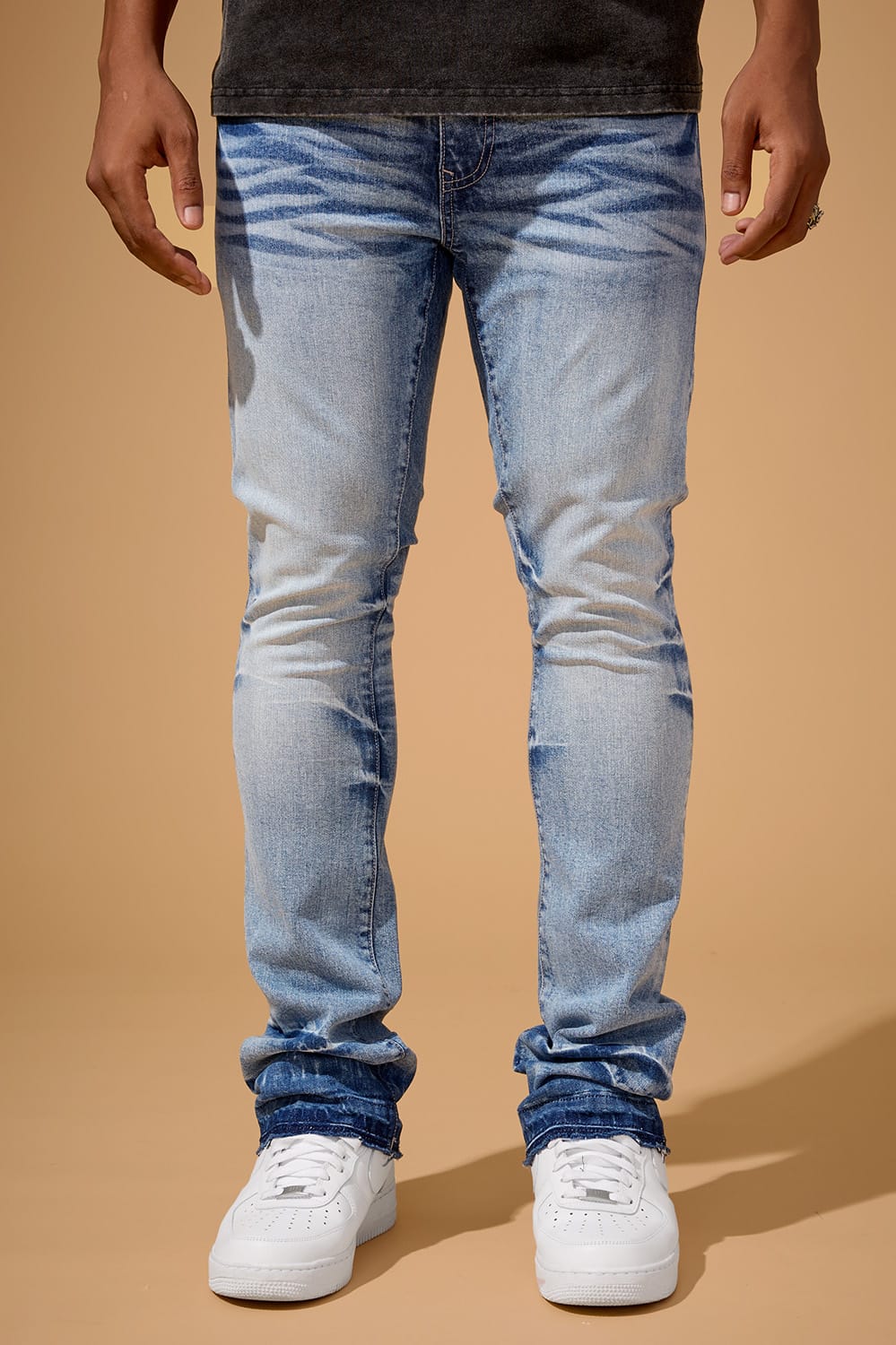 Jordan Craig Super Skinny Stacked - El Nino Denim - Martin Stacked Collection River Blue / 30
