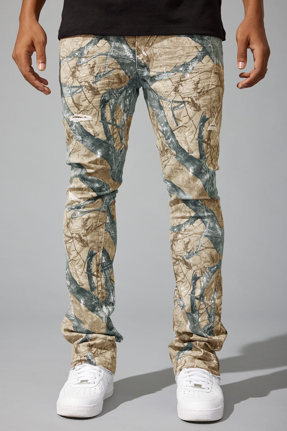 Jordan Craig Super Skinny Stacked - Deployment Twill Pants - Martin Stacked Collection Tracker Camo / 28