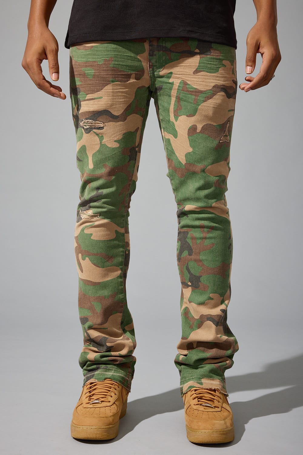 Jordan Craig Super Skinny Stacked - Deployment Twill Pants - Martin Stacked Collection Vintage Camo / 28