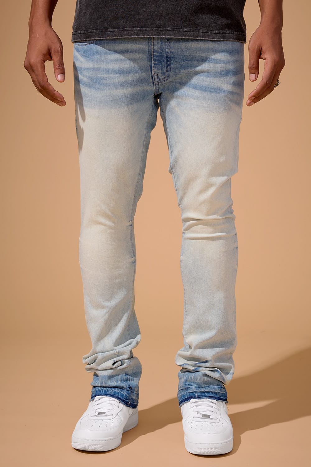 Jordan Craig Super Skinny Stacked - Mutiny Denim - Martin Stacked Collection Ice Antique / 30