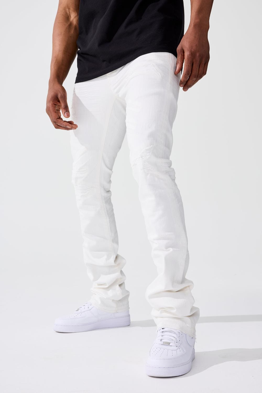 Jordan Craig Martin Stacked - Tribeca Twill Pants Off White / 28