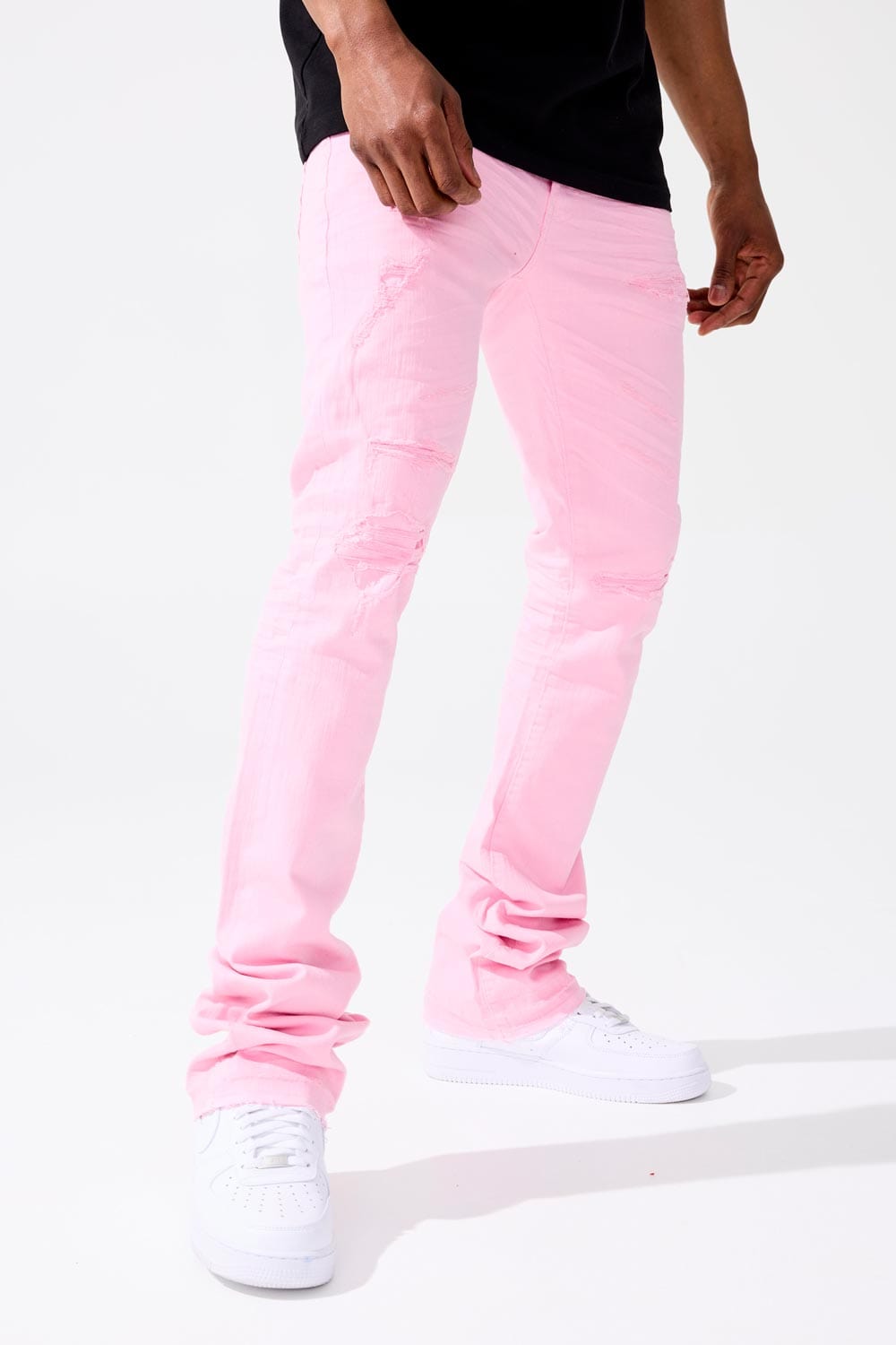 Jordan Craig Martin Stacked - Tribeca Twill Pants Pink / 28