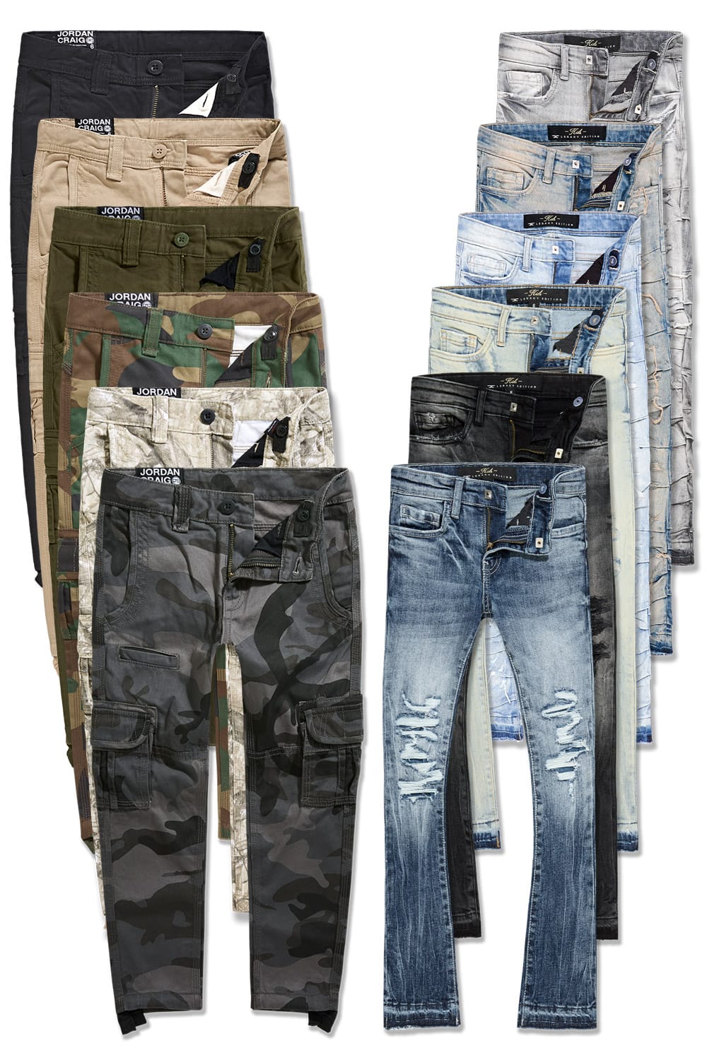 JC Kids Kids Cargo Pants/Jean 12 Pack 2