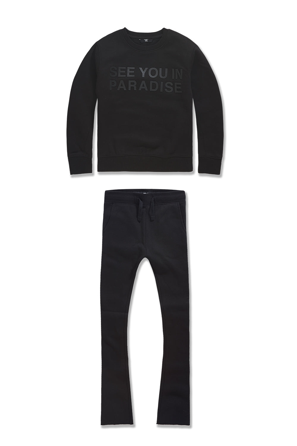 Jordan Craig Kids Crewneck Stacked Fleece Bundle (Black) 2