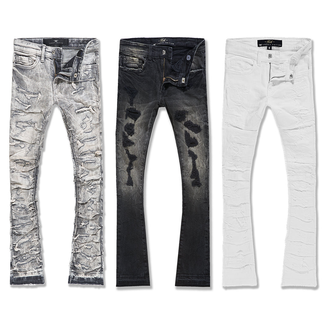 Jordan Craig Kids Stacked Denim 3 Pack Bundle (Monochrome) 2