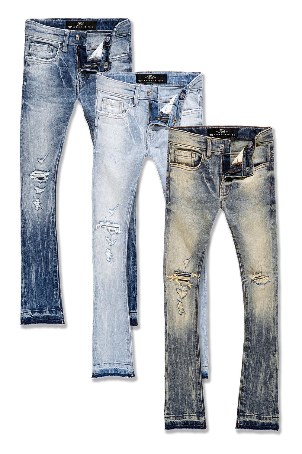 JC Kids Kids Stacked Attitude Denim 3 Pack 2