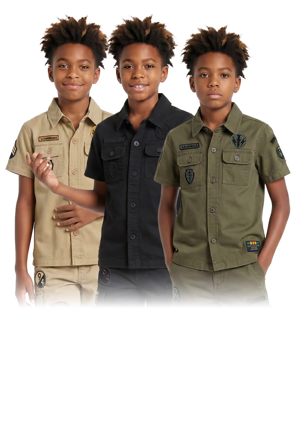 JC Kids Kids Prestige Work Shirt 3 Pack