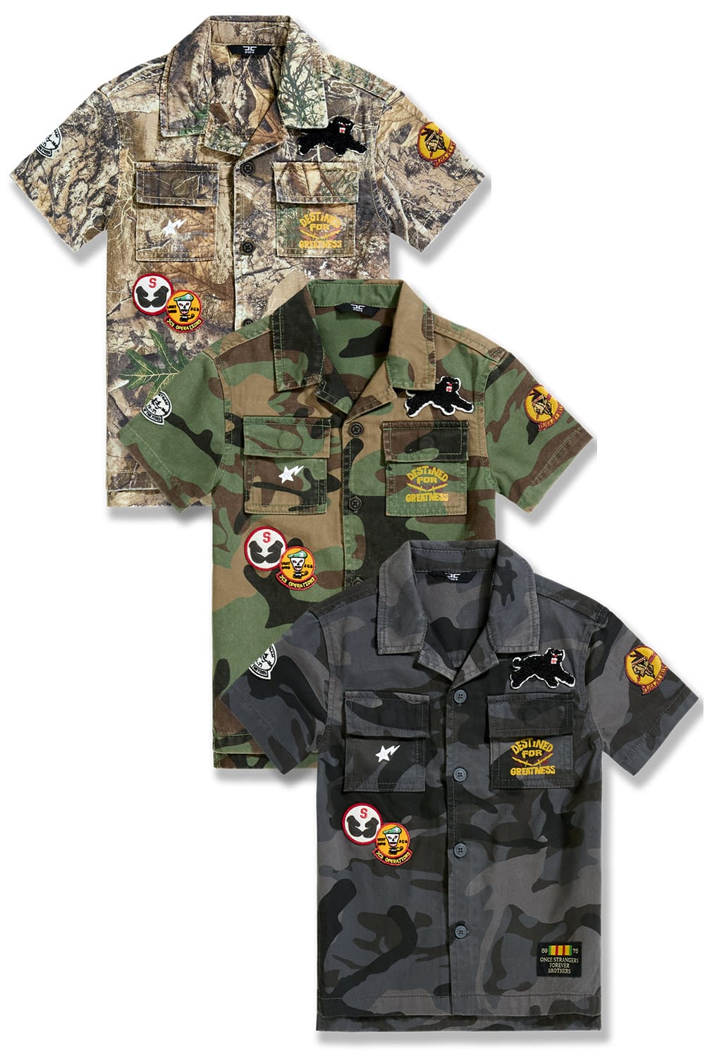 JC Kids Kids War Angel Work Shirt 3 Pack 2