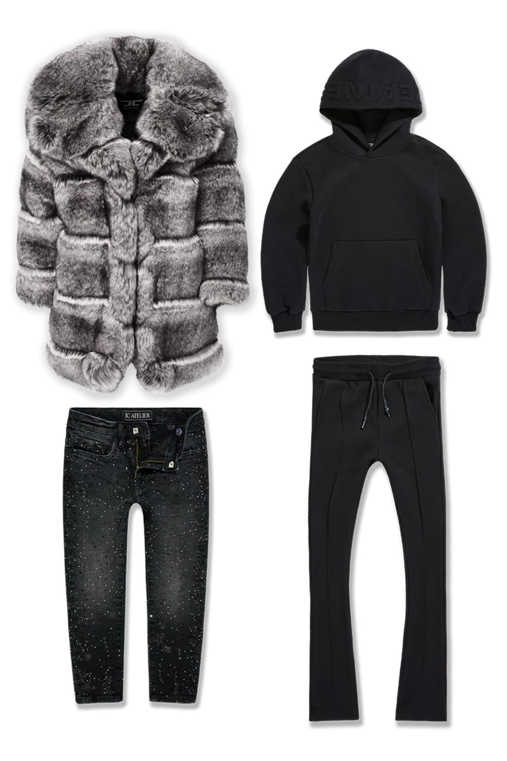 JC Kids Kids Don Juan Fleece & Denim 4 Pack 2