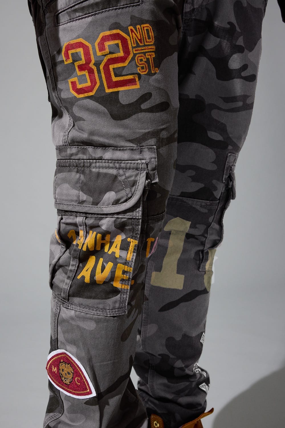 Jordan Craig Xavier - Battalion Cargo Pants (Black Camo)