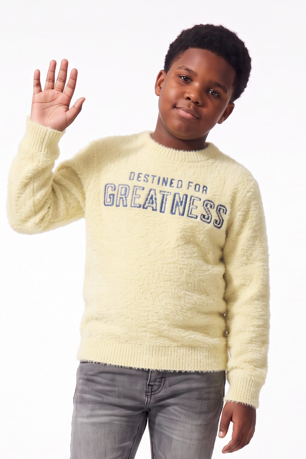 JC Kids Kids Plush Crewneck Sweater