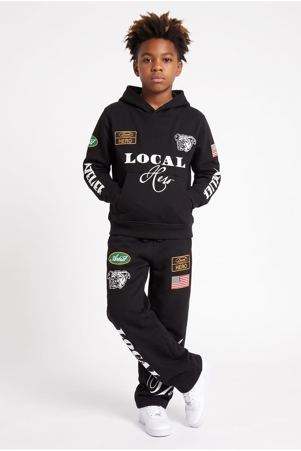 JC Kids Kids Atelier Pullover Hoodie