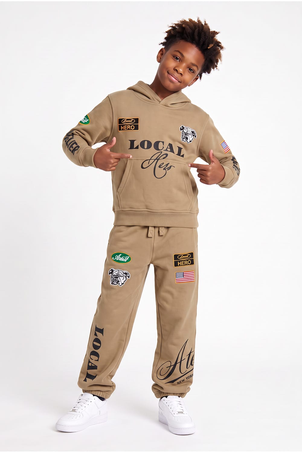 JC Kids Kids Atelier Pullover Hoodie