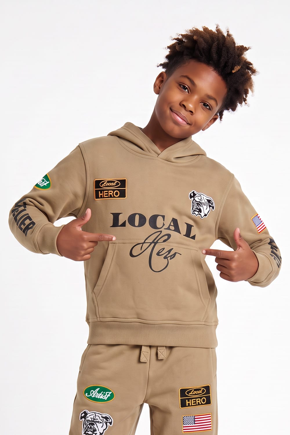 JC Kids Kids Atelier Pullover Hoodie