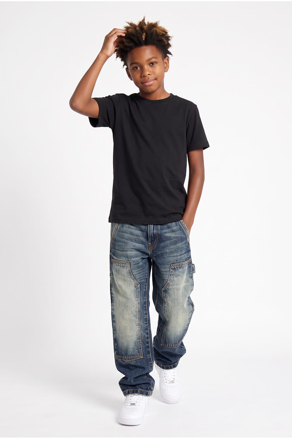 JC Kids Kids Wide Leg Craftsman Denim (Vintage)