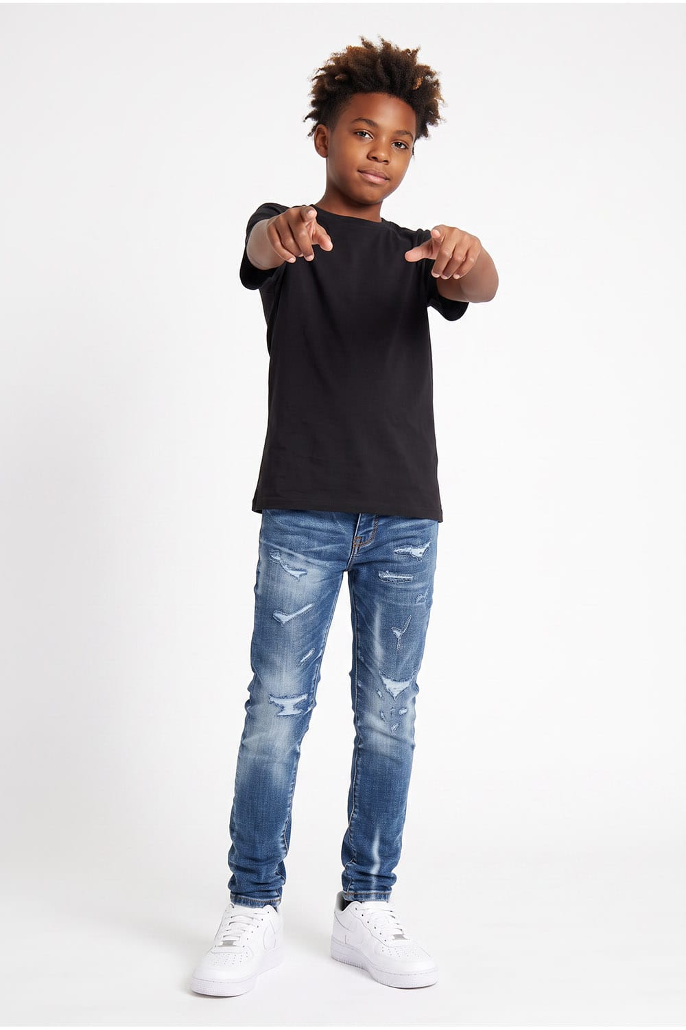 JC Kids Kids Geostorm Denim (Aged Wash)