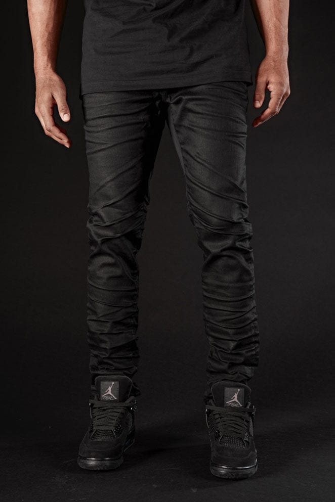 Jordan Craig SCALLOP T-SHIRT 3 PACK & DENIM (BLACKOUT)