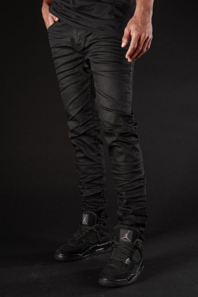 Jordan Craig SCALLOP T-SHIRT 3 PACK & DENIM (BLACKOUT)