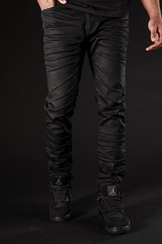 Jordan Craig SCALLOP T-SHIRT 3 PACK & DENIM (BLACKOUT)