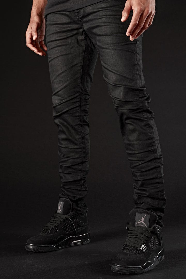 Jordan Craig SCALLOP T-SHIRT 3 PACK & DENIM (BLACKOUT)