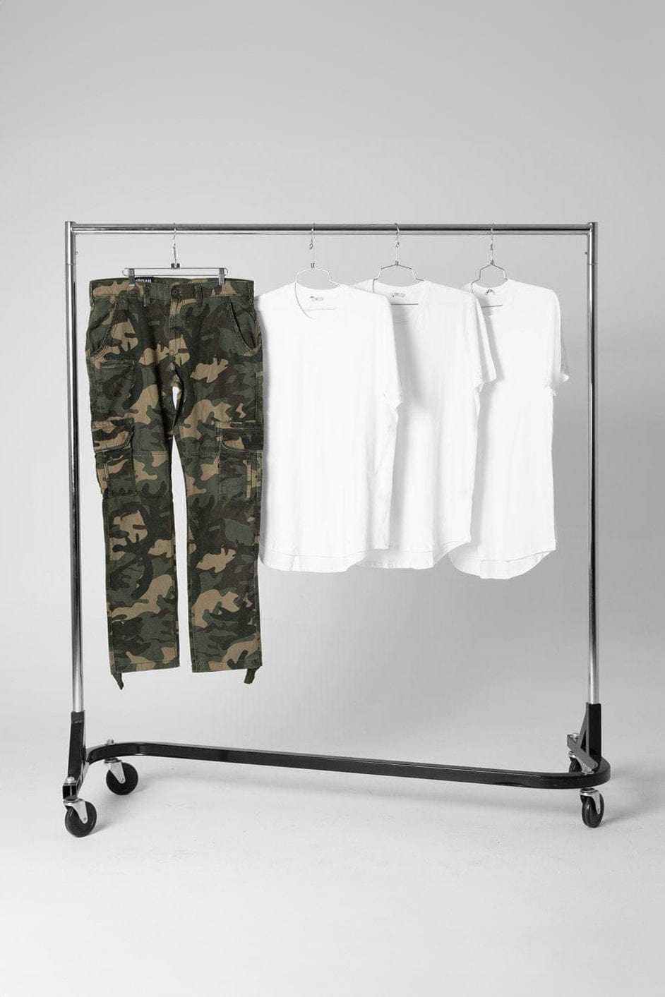 Jordan Craig XAVIER OG CAMO CARGO & SCALLOP T-SHIRT 3 PACK (WHITEOUT) TOP: SMALL | BOTTOM : 30/30