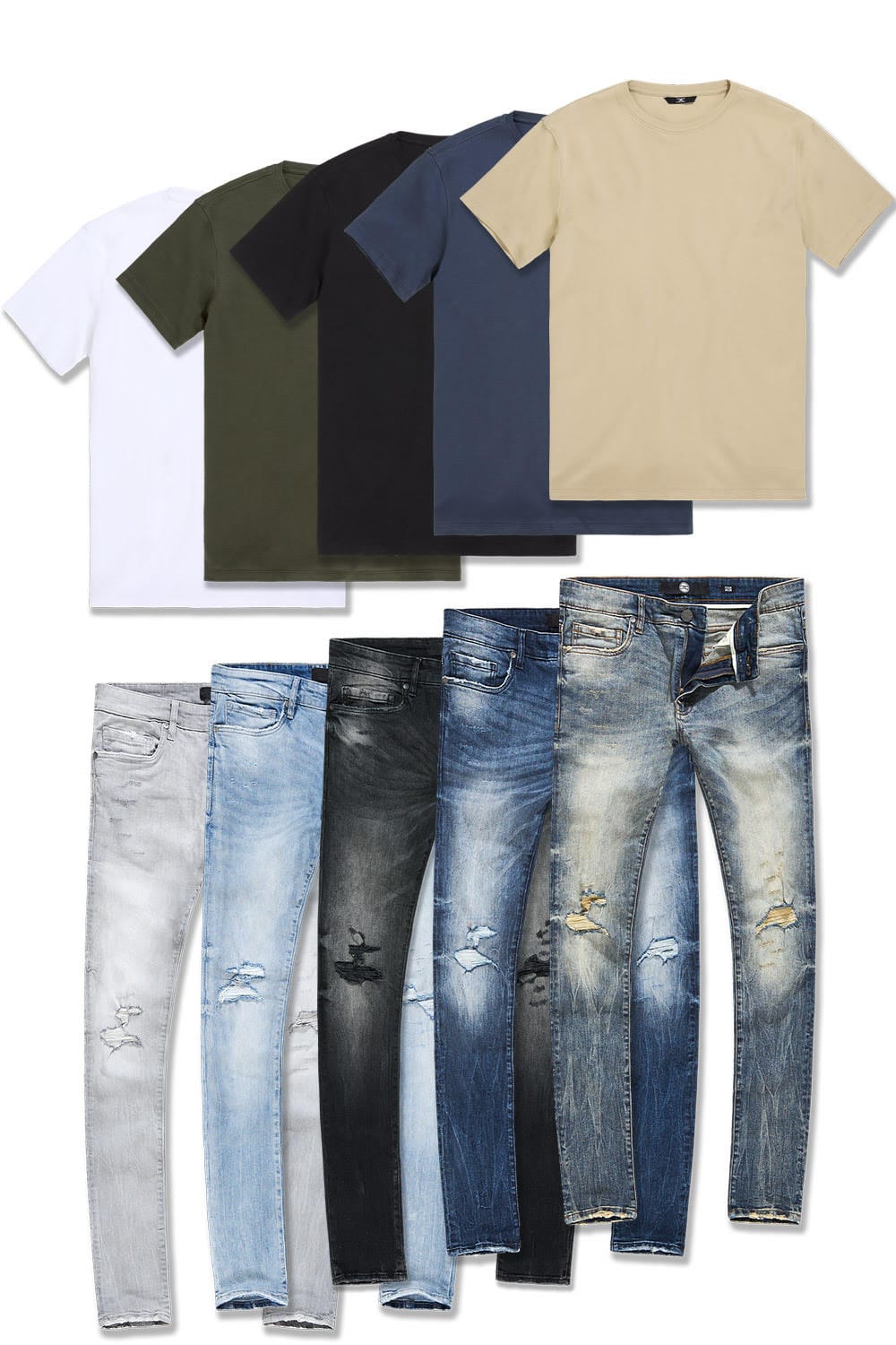 Jordan Craig Don't Break the Bank 10 Pack - Premium Tees TOP: SMALL | BOTTOM : 30/30