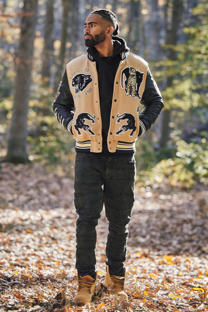 Jordan Craig Pantera Varsity Jacket (Safari)