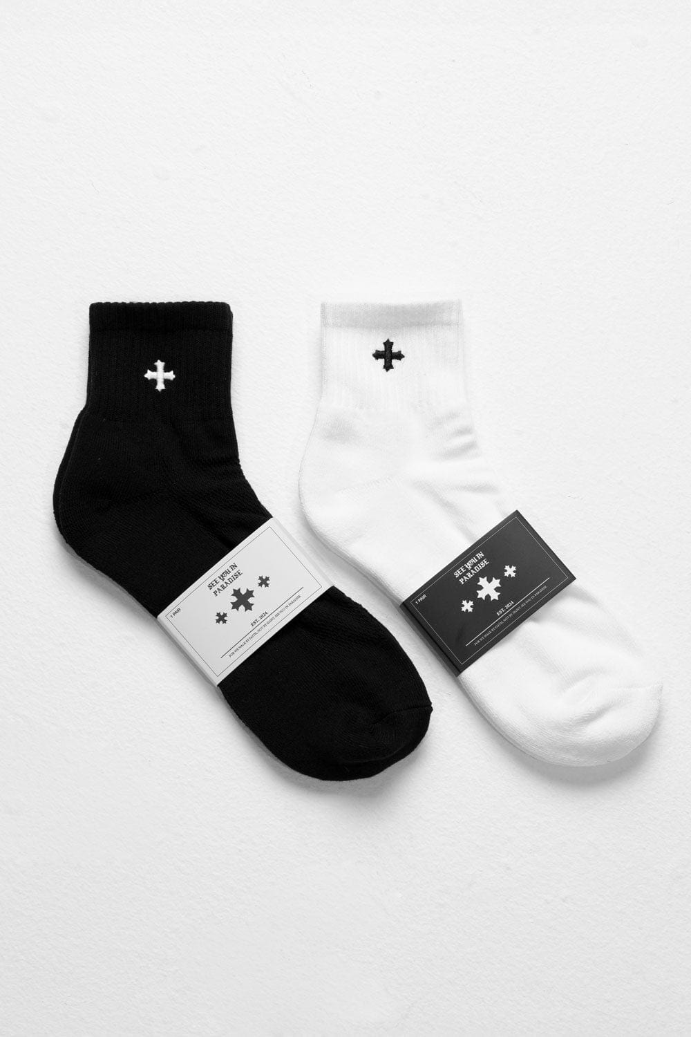 レッグウェア Supreme x Jordan Socks 2 Pack White S Supreme Jordan Crew Socks (2 Pack) Black/White - FW24 - US