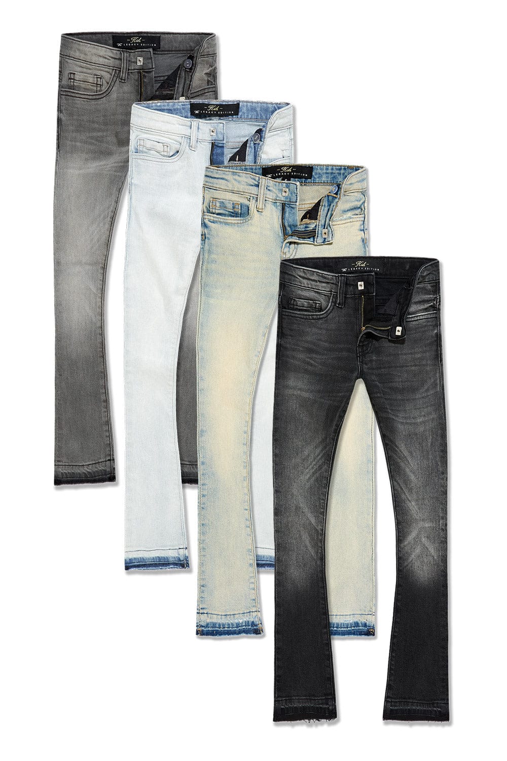 JC Kids Kids Squeaky Clean Stacked Denim 4 Pack