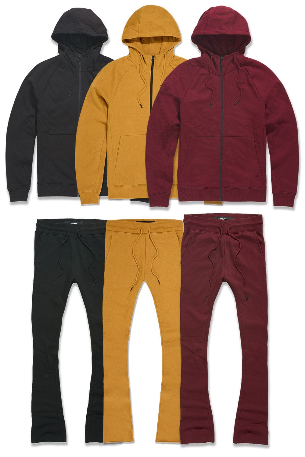 Jordan Craig Men's Stacked Fleece Set 6 Piece Bundle (Fall Essentials) S