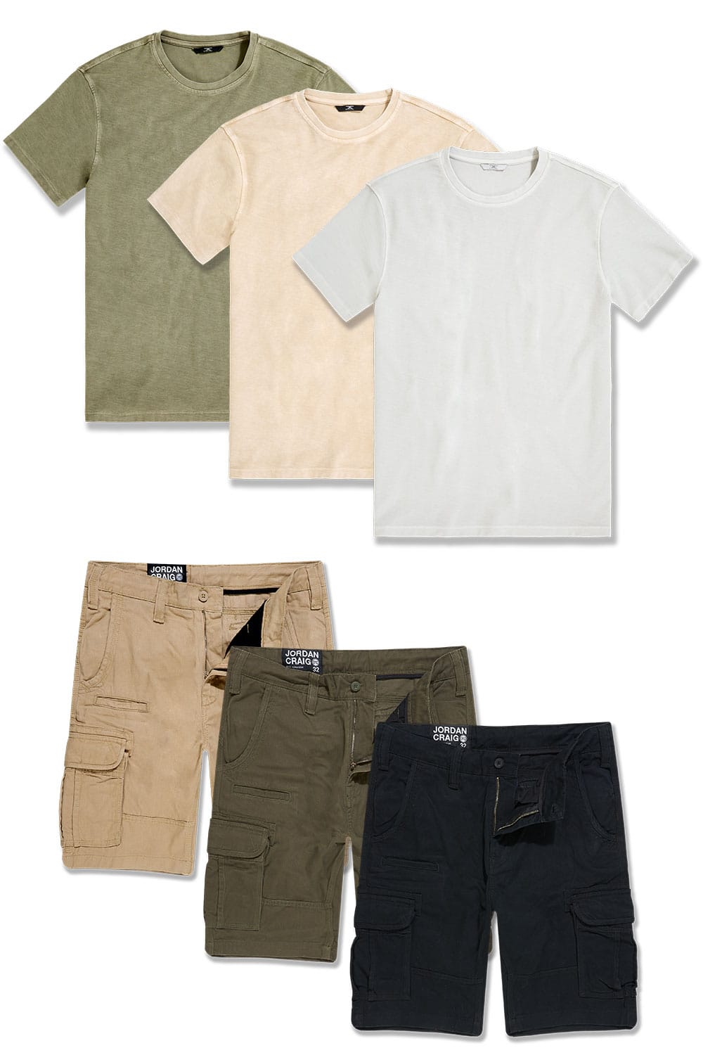 Jordan Craig Summer Sun T-Shirt & Short 6 Pack #1 TOP: SMALL | BOTTOM : 30